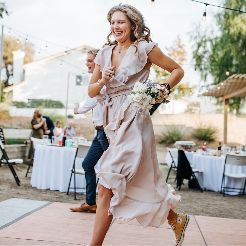 Neutral Bridesmaid dress